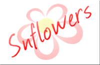 "Snflowers" logo